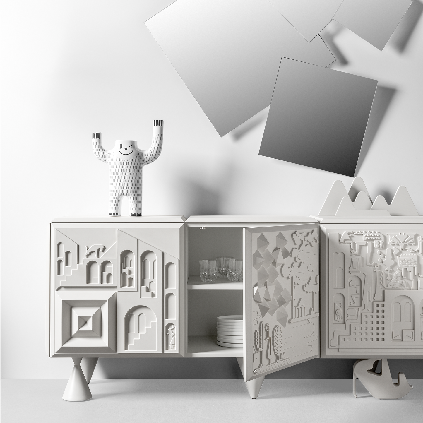 BD Barcelona Design Tout va Bien cabinet konsolė