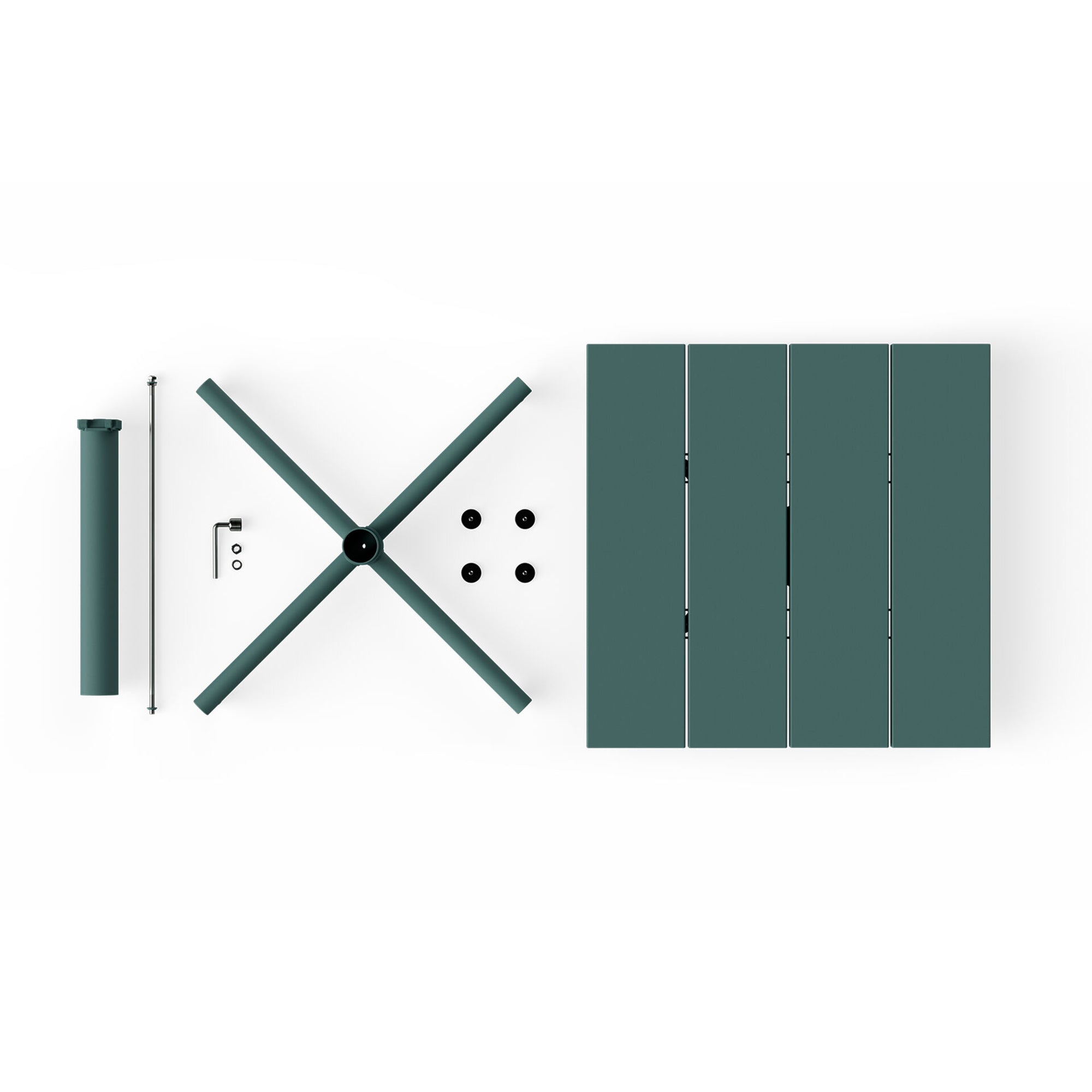 Fatboy Fred's Square Bistreau 80x80x76 cm staliukas