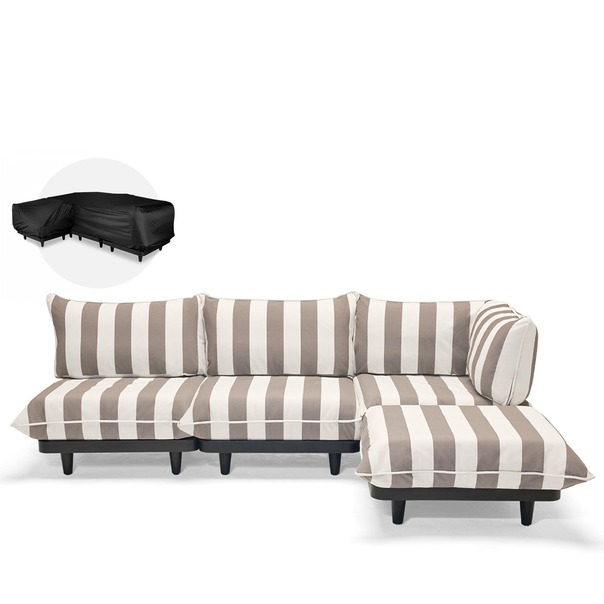 Fatboy Paletti Set Large Stripe modulinė lauko sofa