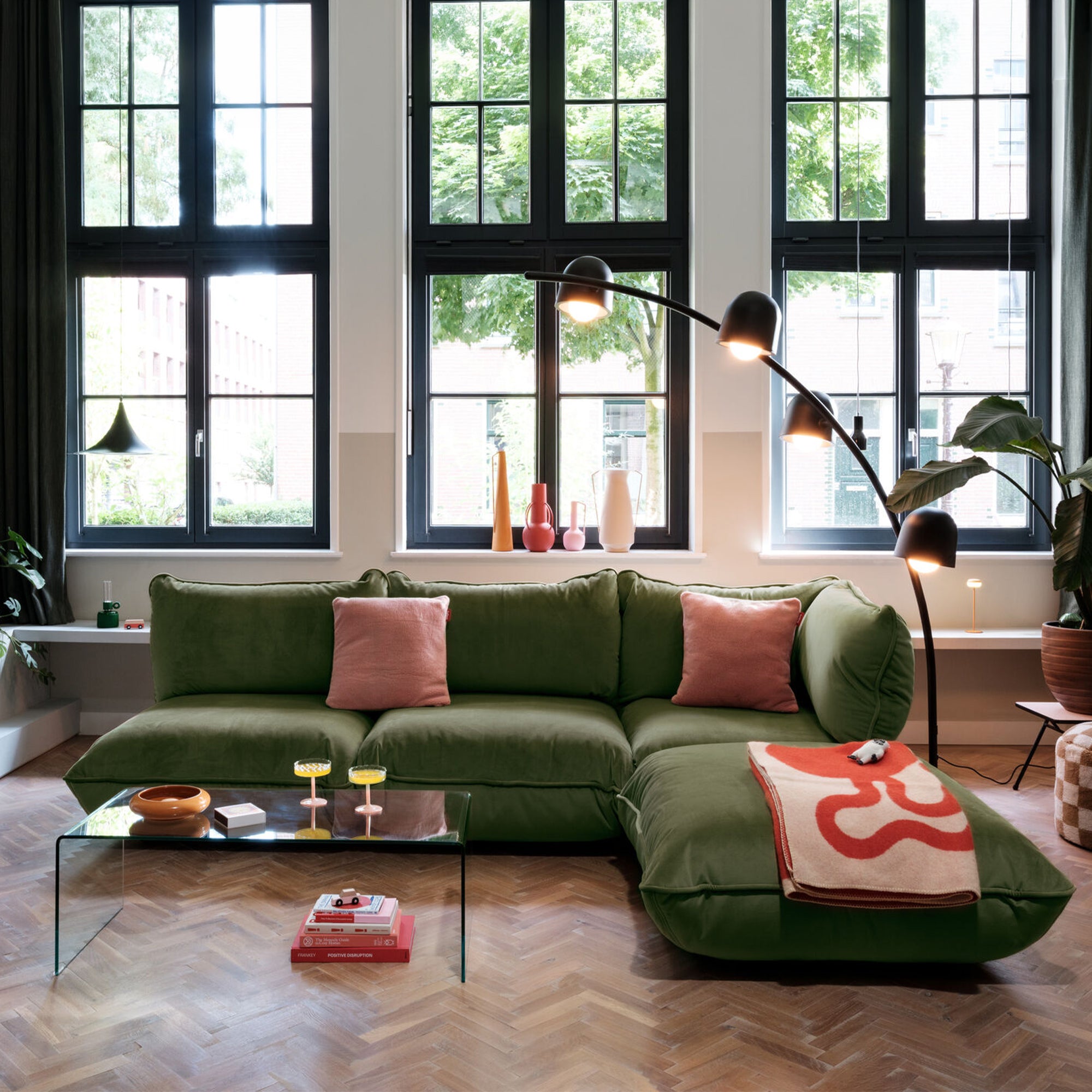 Fatboy Sumo Corner Velvet Kampinė Sofa