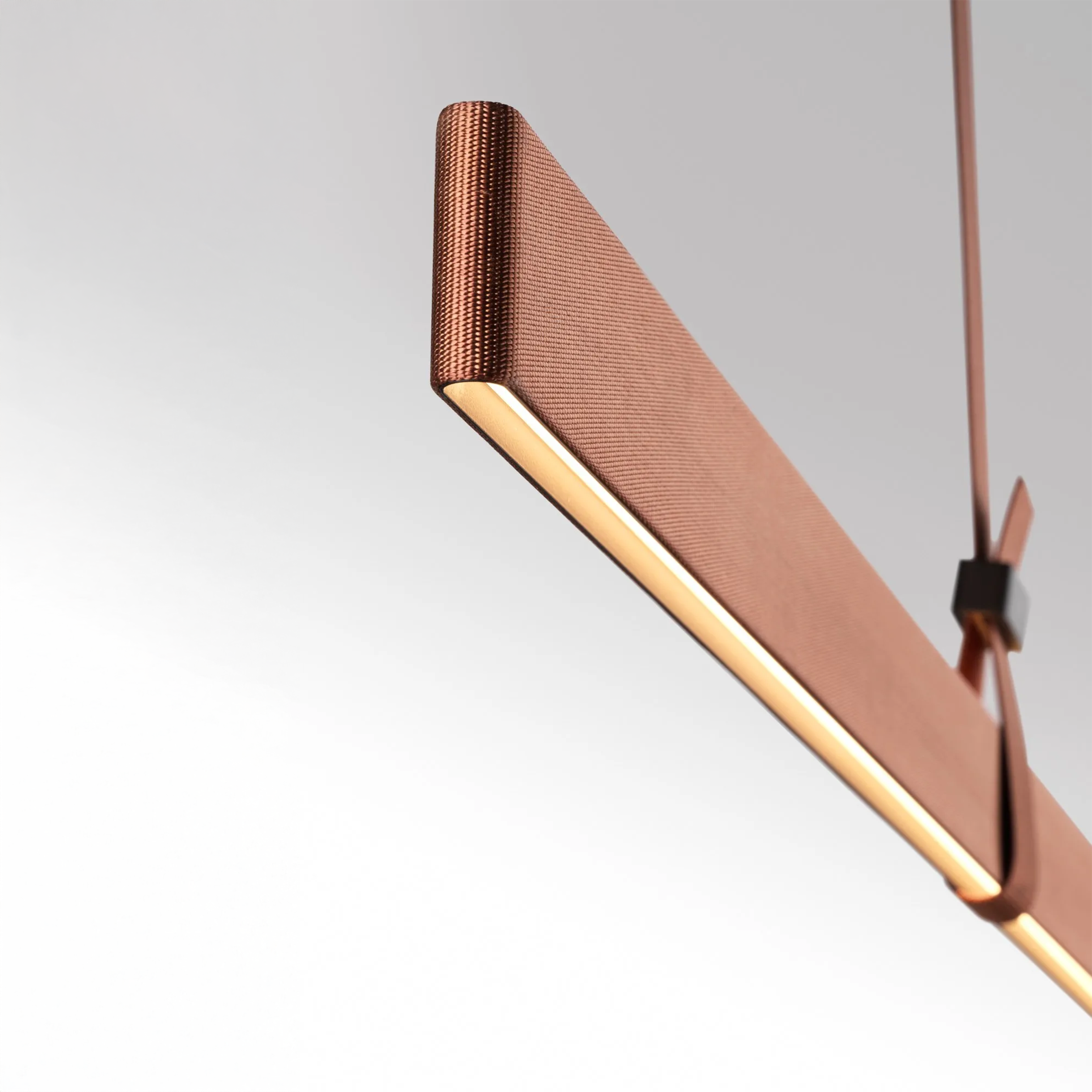 Flos Belt Fabric 2000 mm Cooper Brown pakabinamas šviestuvas