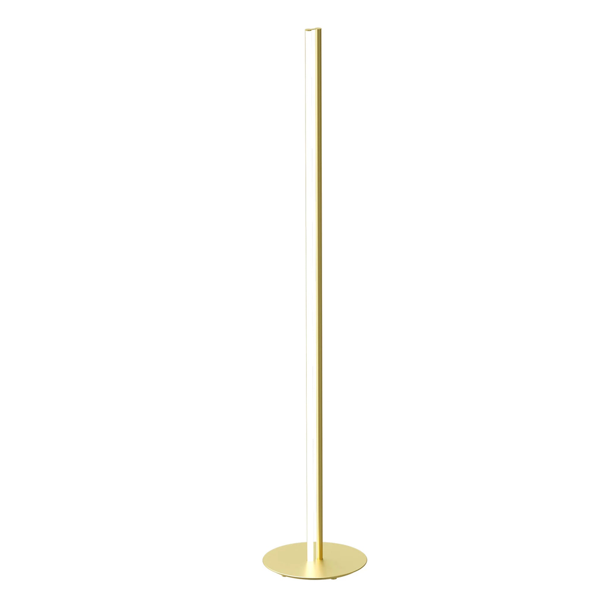 Flos Coordinates Floor LED pastatomas šviestuvas iš šampano spalvos anoduoto aliuminio