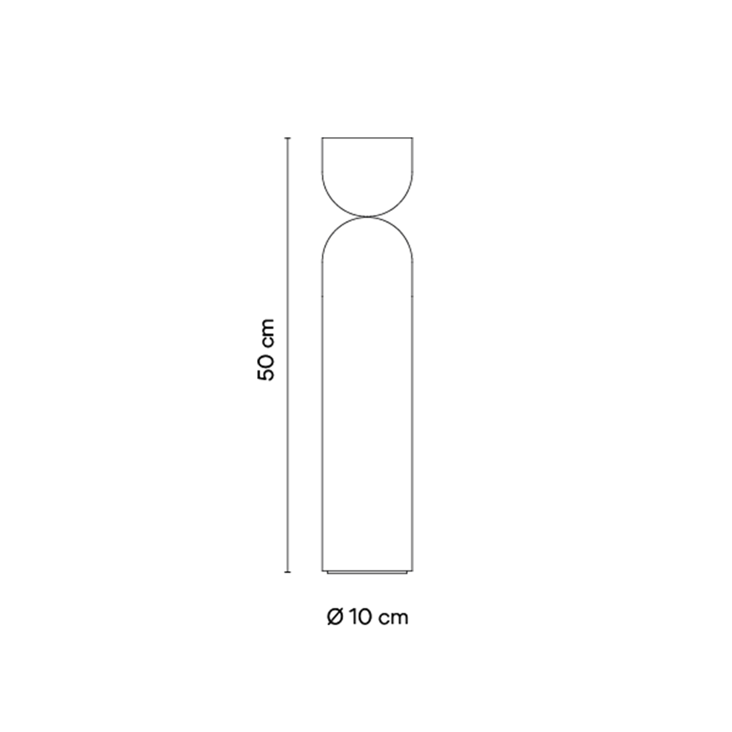 VIBIA PLUSMINUS SOLO 6341 / 6343 pastatomas šviestuvas