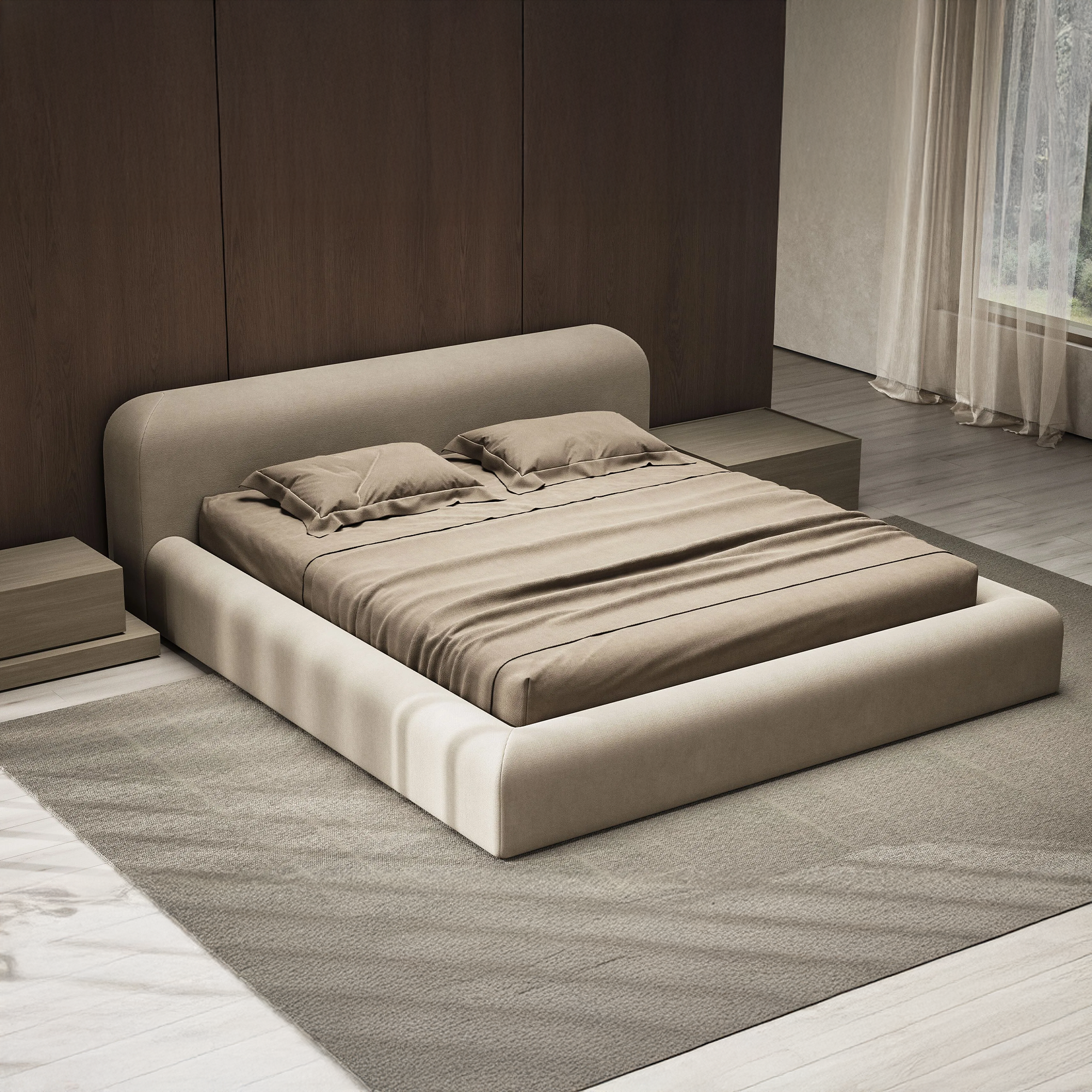 PALO NERO Viva bed dvigule lova