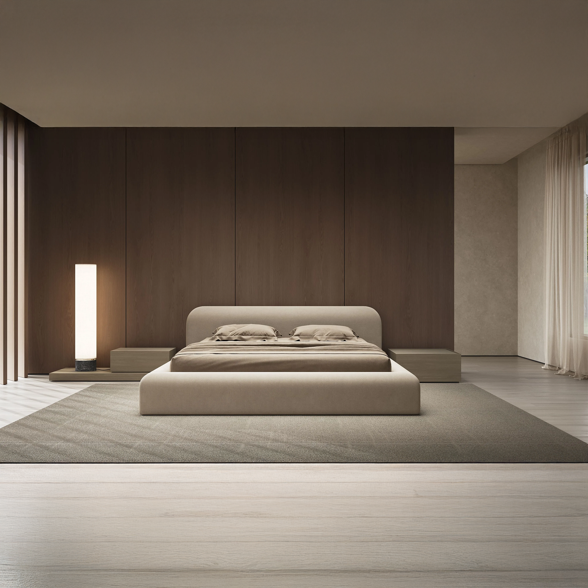 PALO NERO Viva bed dvigule lova