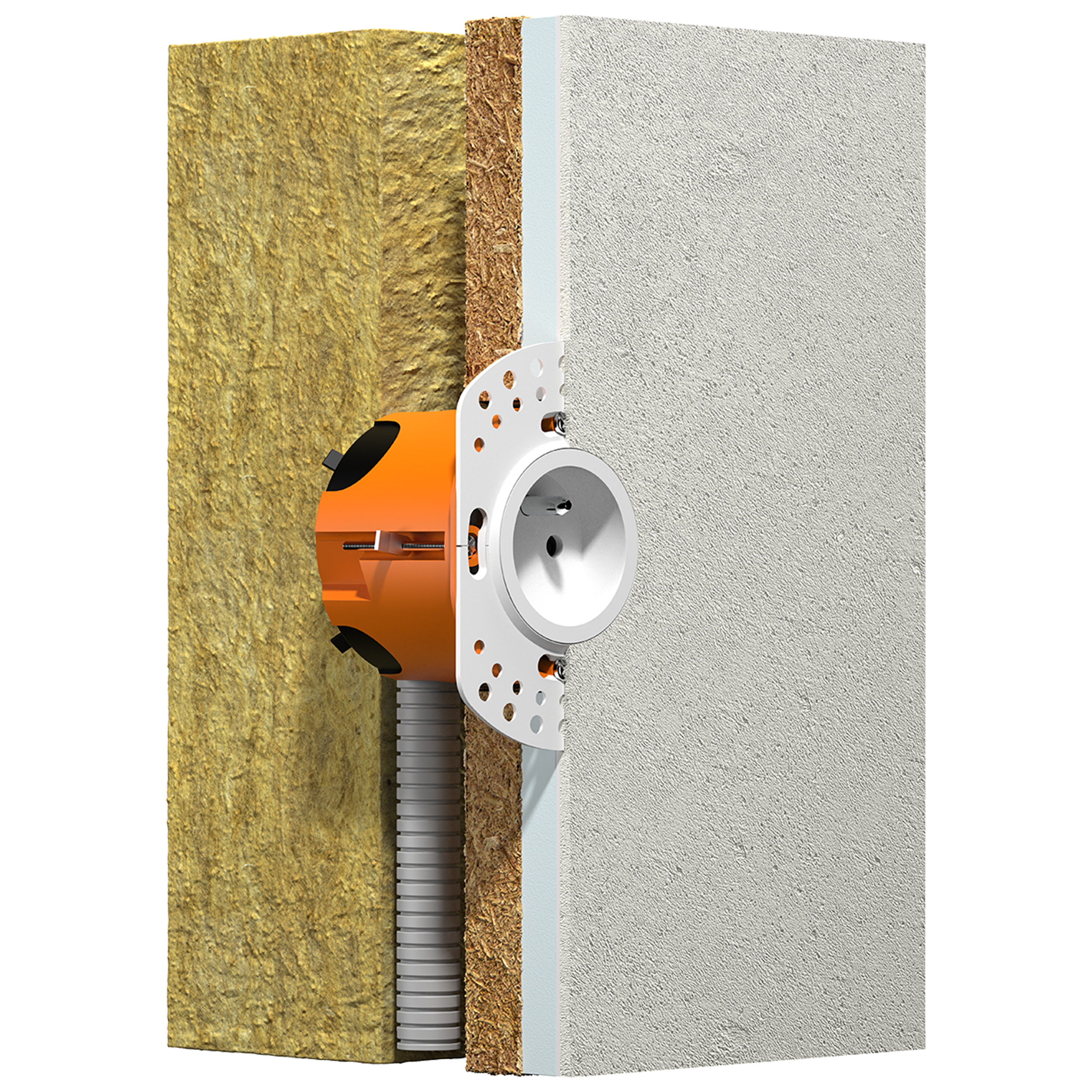 Rond 2.0 | Retrofit plaster ring priglaistomas rėmelis rozetei