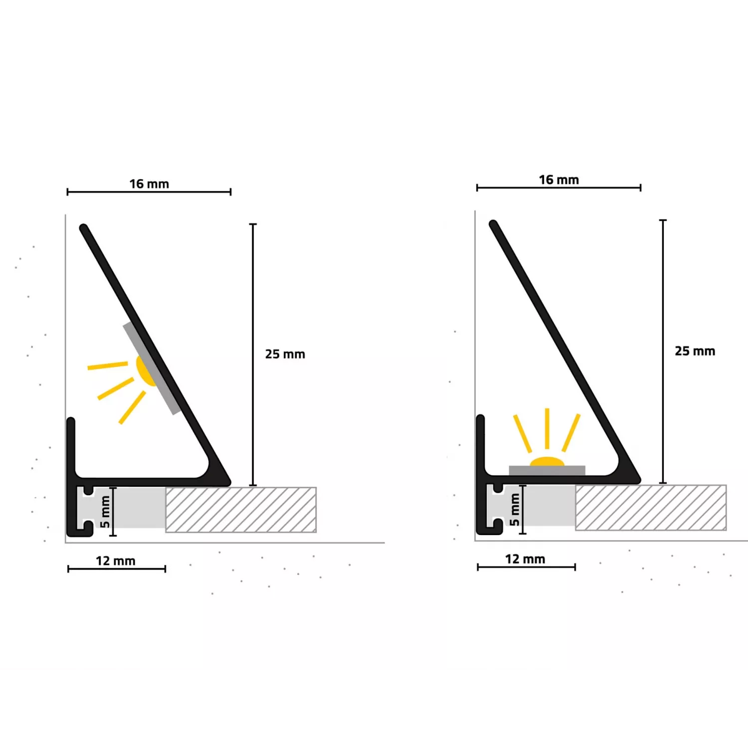 Grindjuostės Minileiste SLED16x5