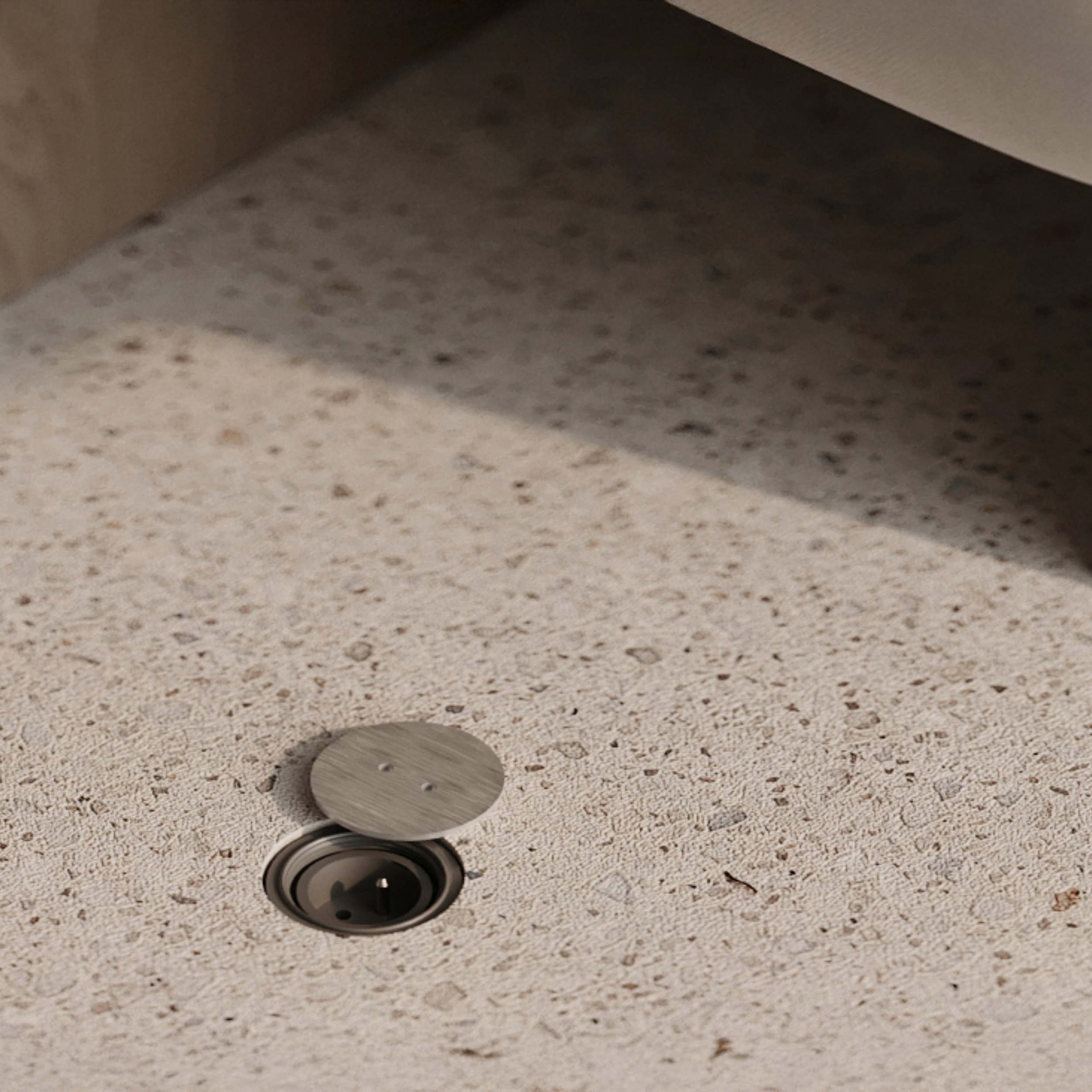 Rond Empty Floor Box | grindinės rozetės dėžutė