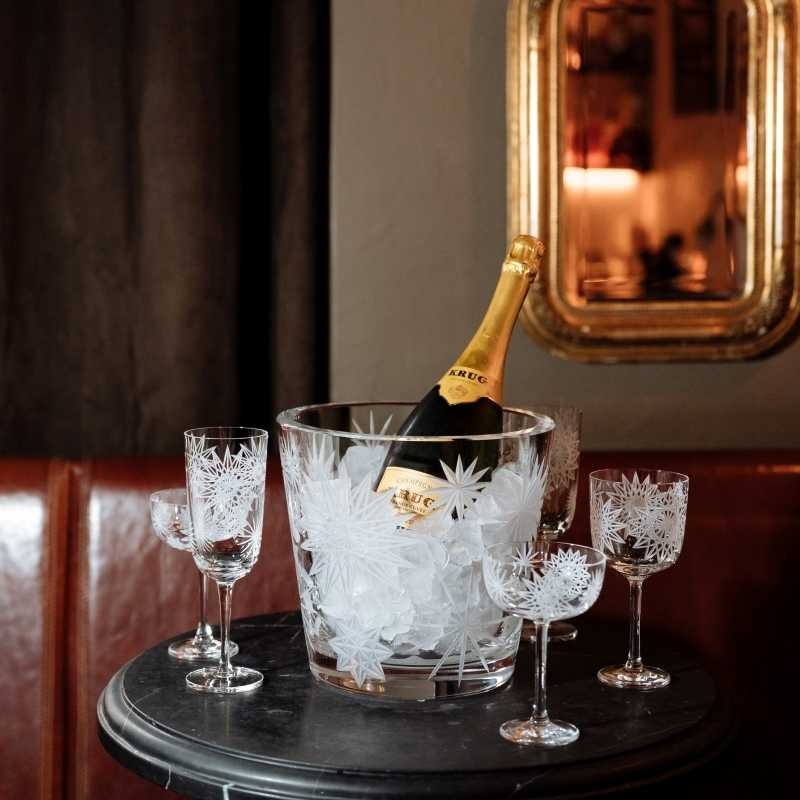 Rückl Champagne glass Krakatit 2 vnt. Šampano taurės