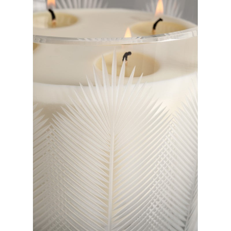 Rückl Feather Candle 16 cm crystal Žvakė
