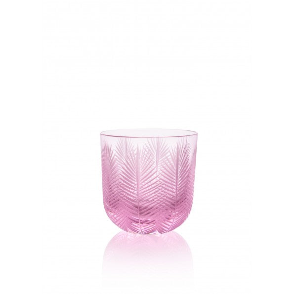 Rückl Feather Glass 200 ml pink Stiklinė