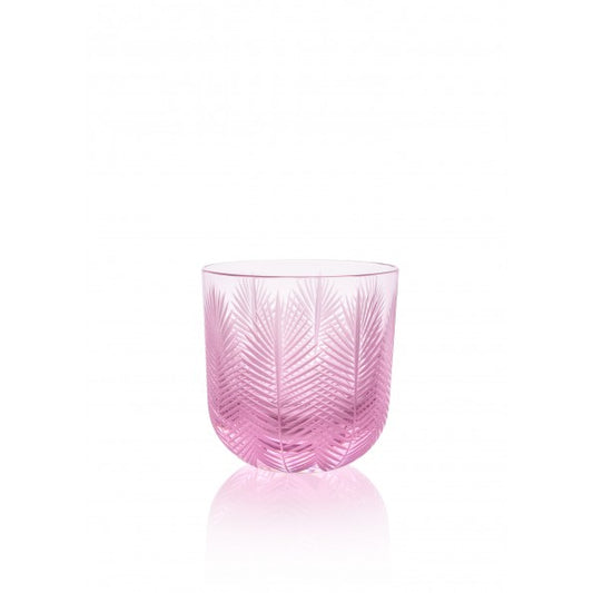 Rückl Feather Glass 200 ml pink Stiklinė