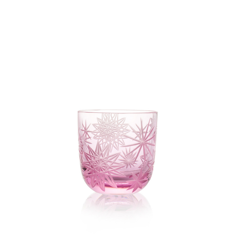 Rückl glass Krakatit 200 ml Pink Stiklinė
