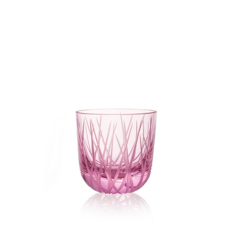 Rückl Grass Glass 200 ml Pink Stiklinė